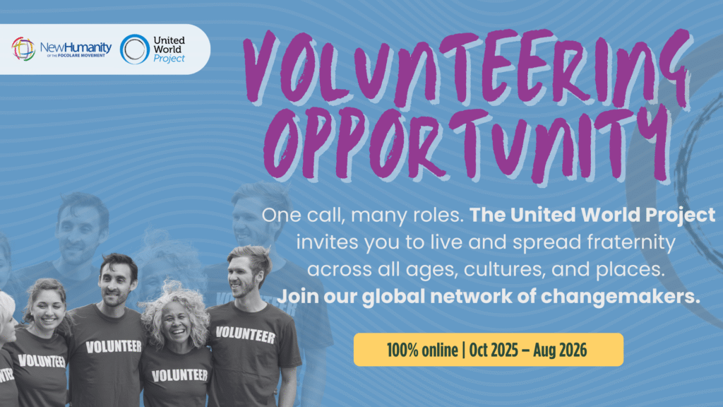 Procuram-se formadores de comunidade: voluntários para o United World Project!