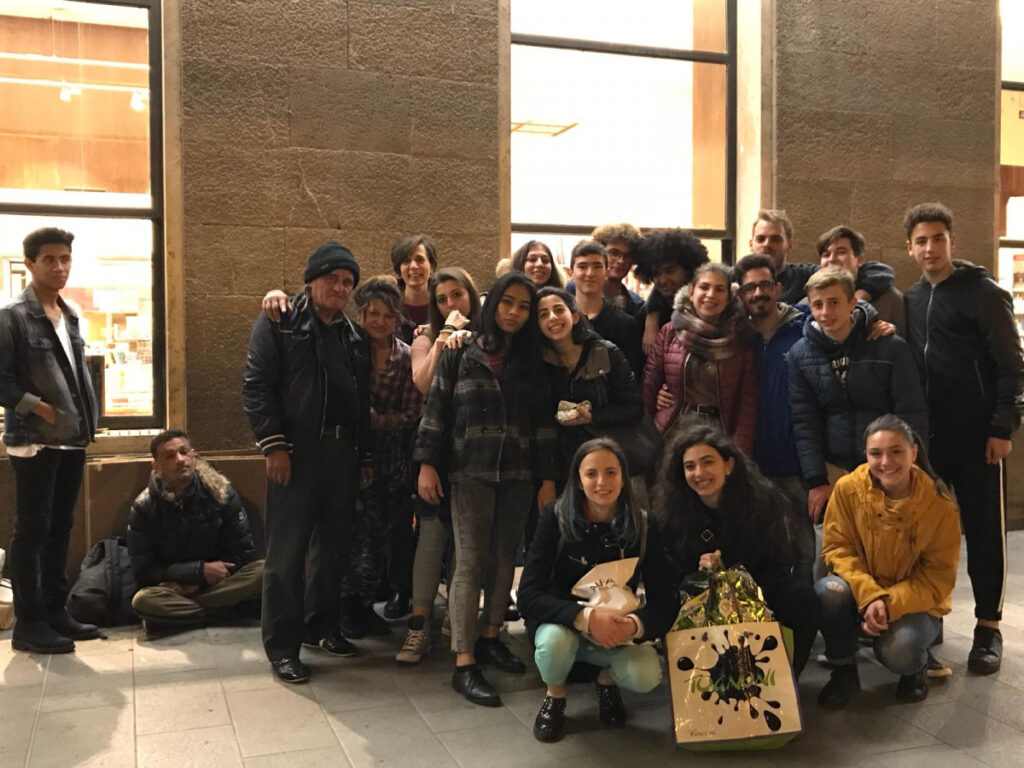 Con le persone senza fissa dimora di Santa Maria Novella