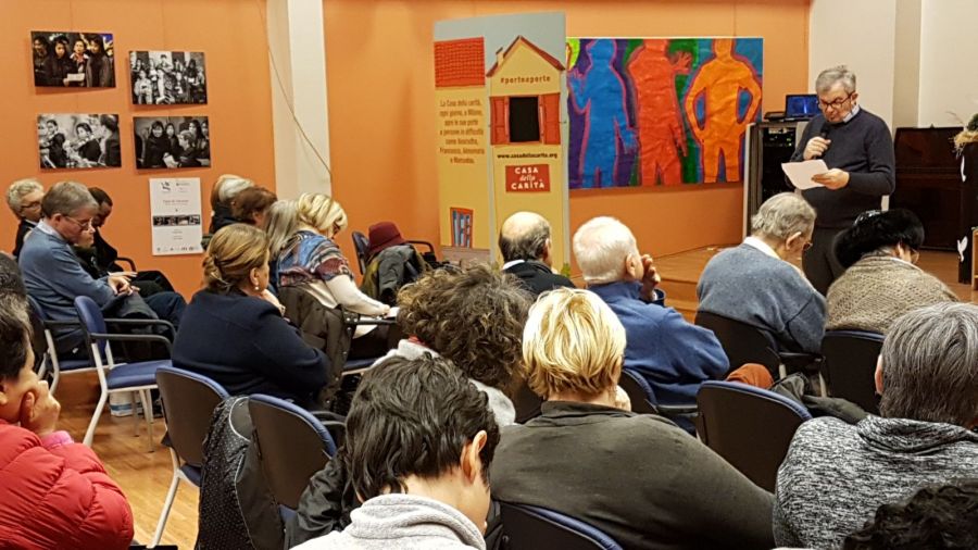 Milano: la preghiera per la pace della Casa della carità