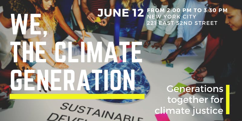 “We, the Climate Generation” (Noi, la generazione del clima)