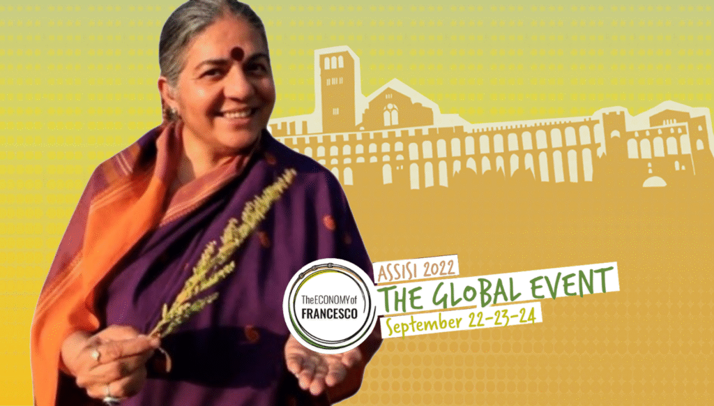 Vandana Shiva: el mantra para el futuro es la declaración de San Francisco: «Es solo dando como se recibe»